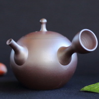 Yutaro Yamada, shidei purple clay sphere kyusu 180ml, Tokonameyaki sencha teapot