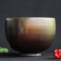 So Yamada, Tokoname chawan, noborigama kiln unglazed wood-fired matcha bowl, wood box